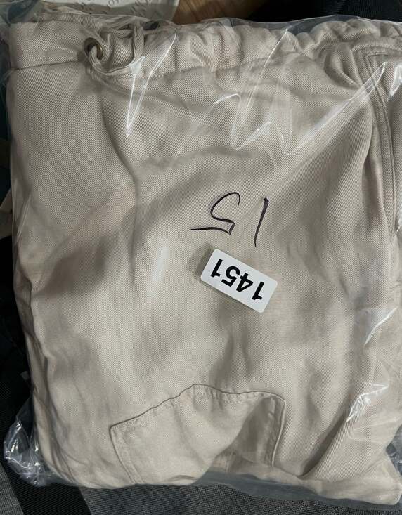 Rails Collins Utility Military Jacket in Bone Bone Linen Blend Size Medium - Picture 11 of 11